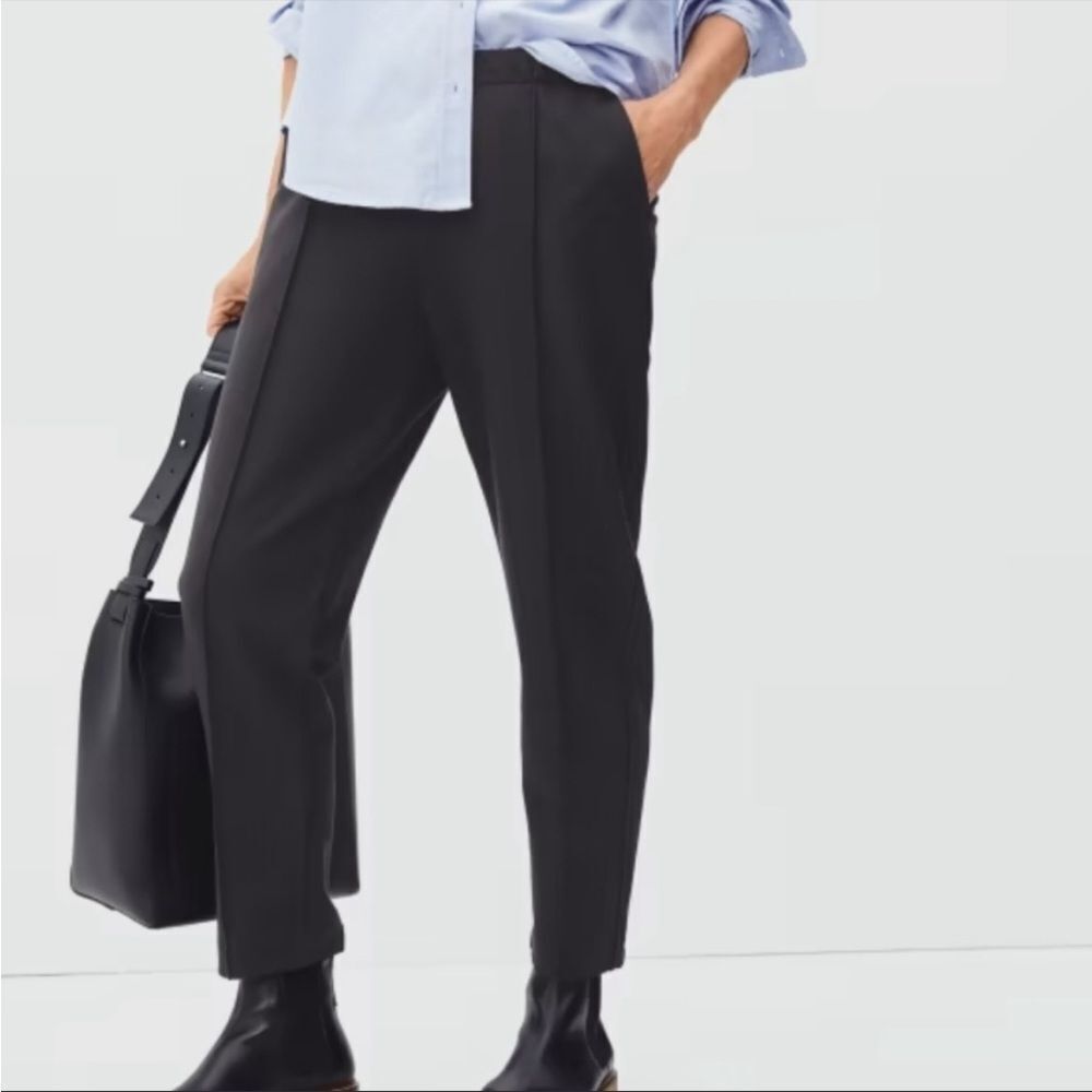 NWOT Everlane organic cotton front seam dress pants M